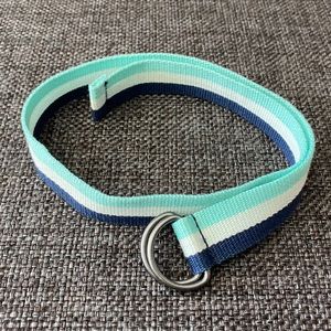 ⭐️ Carter’s Striped Belt, Baby Toddler 0-2 years, Blue Belt Silver Buckle